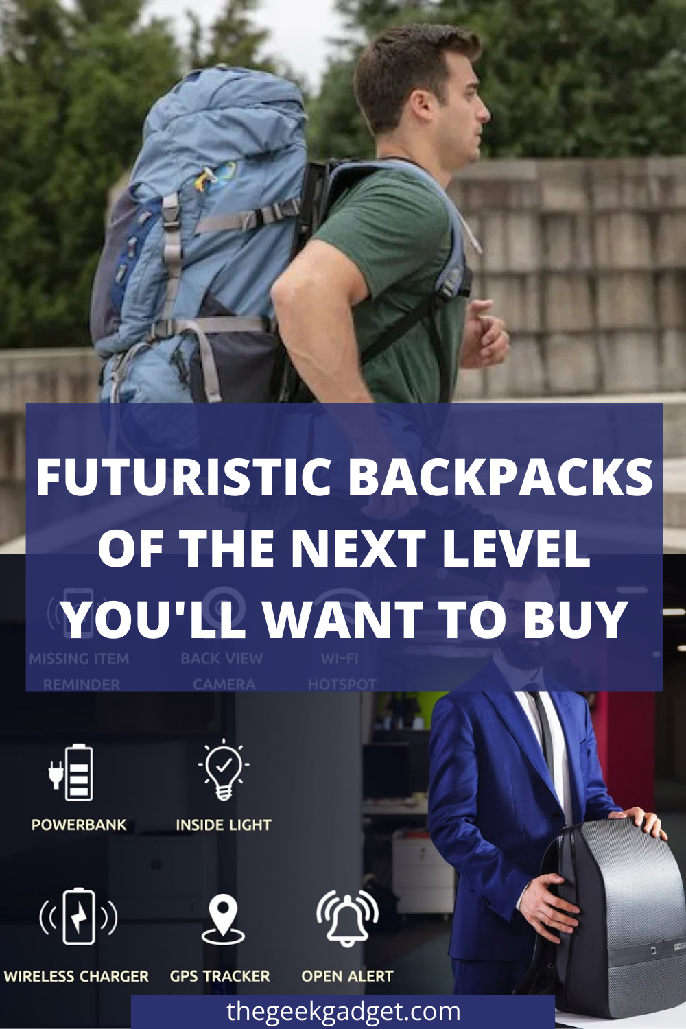 FUTURISTIC BACKPACKS OF THE NEXT LEVEL YOU'LL WANT TO BUY