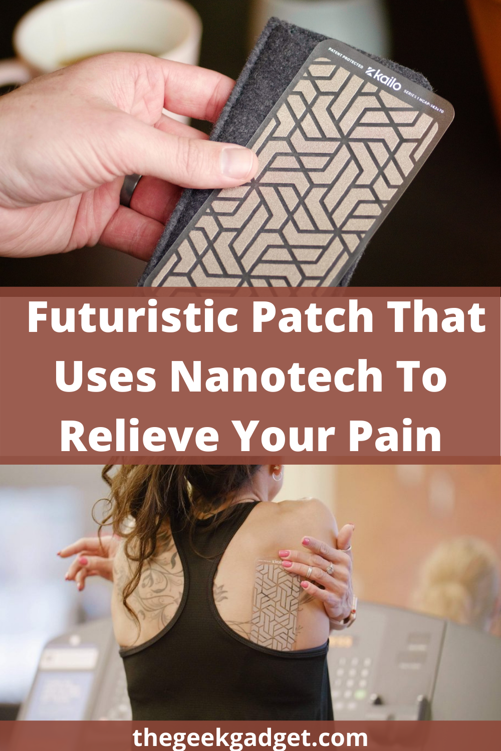 Kailo - Futuristic Patch That Uses Nanotech To Relieve Your Pain
