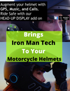 Brings Iron Man Tech to your Motorcycle Helmets