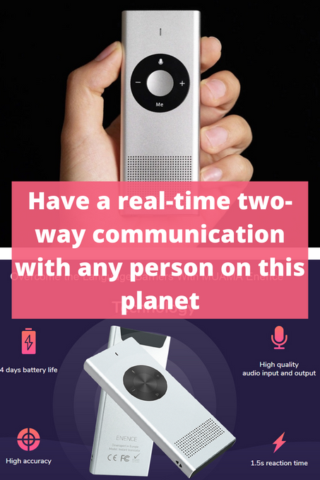 Have a real-time two-way communication with any person on this planet