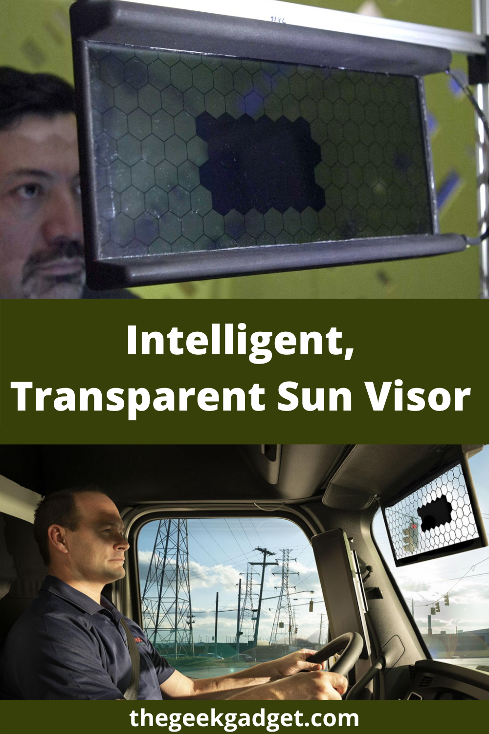 Virtual visor : Smarter way to block out the sun