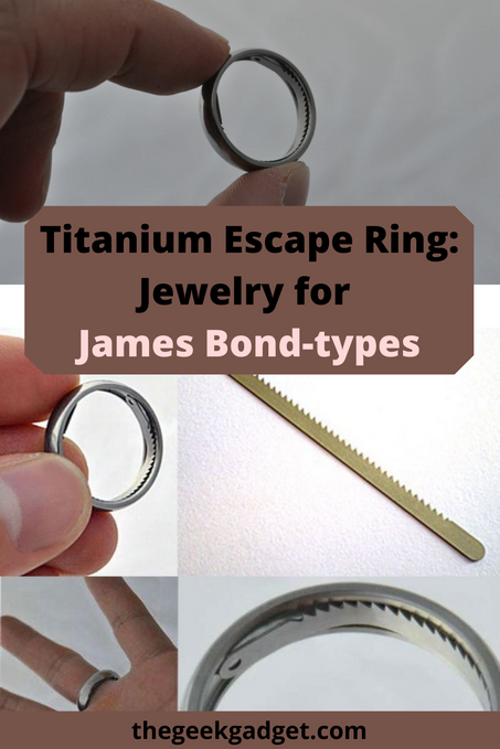 Titanium Escape Ring: Jewelry for James Bond-types