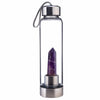 Natural Crystal Stone Point Healing water bottle