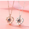 Heart Shape "I Love Your" Projection Necklace