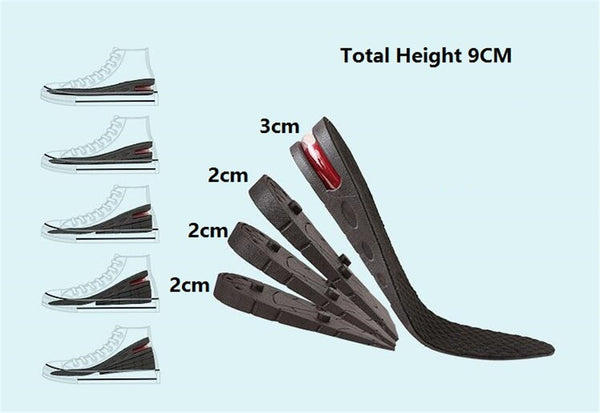 3-9 Cm Height Increasing Cushion Insole