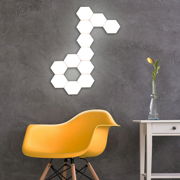 Honeycomb LED Quantum Light Touch Night Lamp Modular Hexagonal Wall lamp