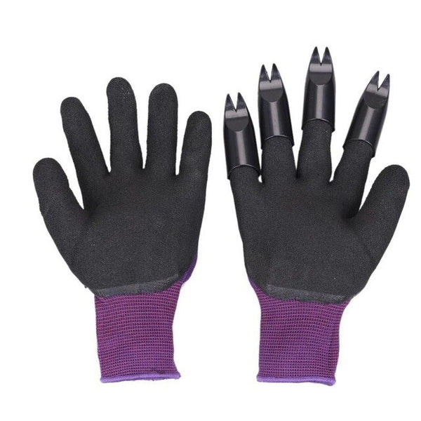 Garden Hand Gloves With 4 Fingertips