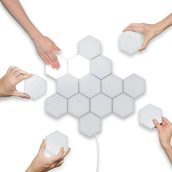 Honeycomb LED Quantum Light Touch Night Lamp Modular Hexagonal Wall lamp