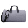 Garment Travel Bag With Shoes Compartment, Convertible Suit Travel Duffel Bag Carry On Bag