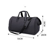 Garment Travel Bag With Shoes Compartment, Convertible Suit Travel Duffel Bag Carry On Bag