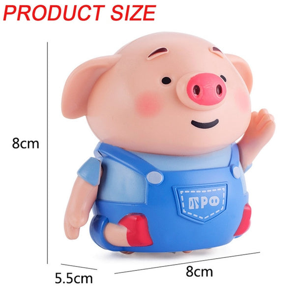 Induction Line Piglet Follow Any Drawn Line Magic Pen Inductive Cute Pig Model Children Toy Gift USB Charging Light Music Toys