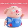 Induction Line Piglet Follow Any Drawn Line Magic Pen Inductive Cute Pig Model Children Toy Gift USB Charging Light Music Toys