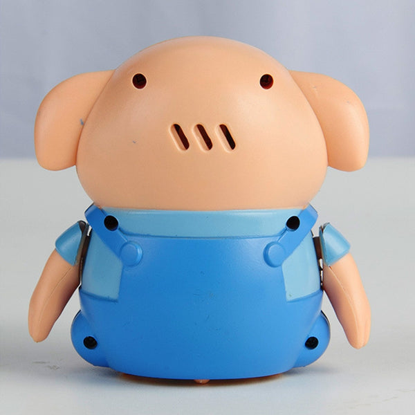 Induction Line Piglet Follow Any Drawn Line Magic Pen Inductive Cute Pig Model Children Toy Gift USB Charging Light Music Toys