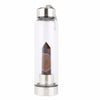 Natural Crystal Stone Point Healing water bottle