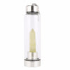 Natural Crystal Stone Point Healing water bottle