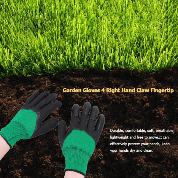 Garden Hand Gloves With 4 Fingertips