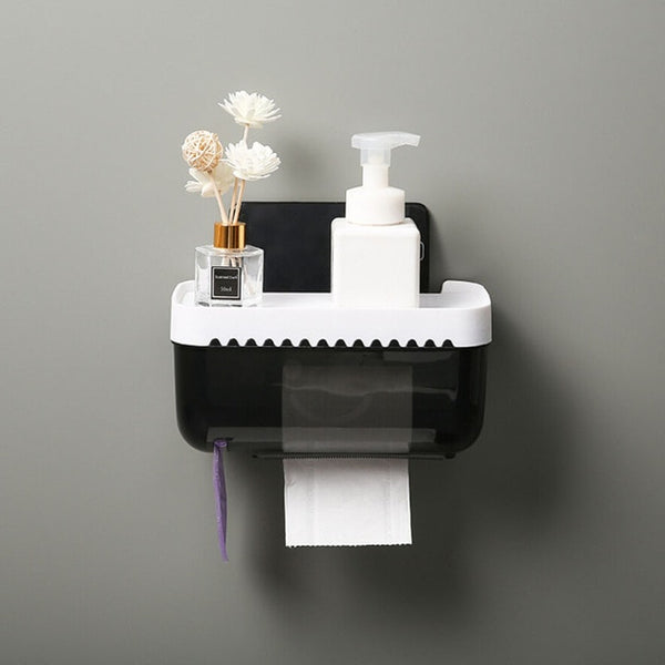 Waterproof Wall Mount Toilet Paper Holder