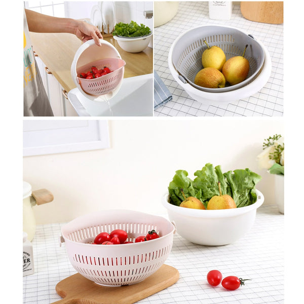 Fruits/vegetables Washing Basket Draining Colander