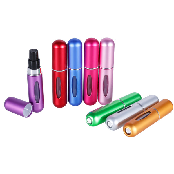 Portable Travel Mini Container Aluminum Refillable Perfume Spray Bottle