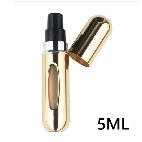 Portable Travel Mini Container Aluminum Refillable Perfume Spray Bottle