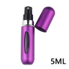 Portable Travel Mini Container Aluminum Refillable Perfume Spray Bottle