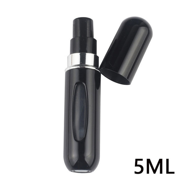 Portable Travel Mini Container Aluminum Refillable Perfume Spray Bottle