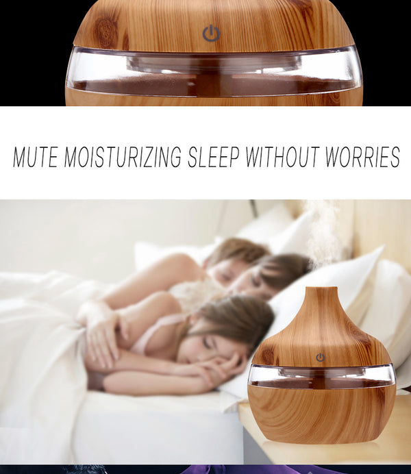 Auto therapy Wooden Humidifier and Air Purifier