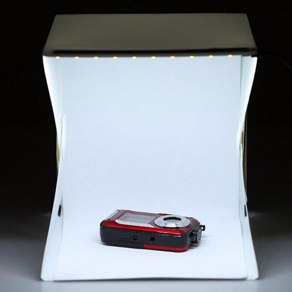 Photo studio lightbox tent kit with LED Light