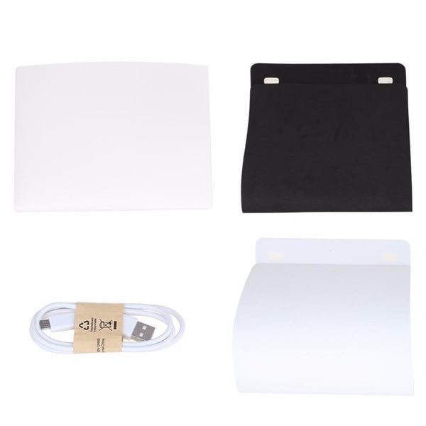 Photo studio lightbox tent kit with LED Light