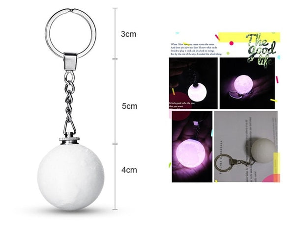 3D Moon Lamp Printed Night Light Remote Control/Touch LED Lunar Moonlight Globe Ball with Wood Stand Base for Kids Bedroom