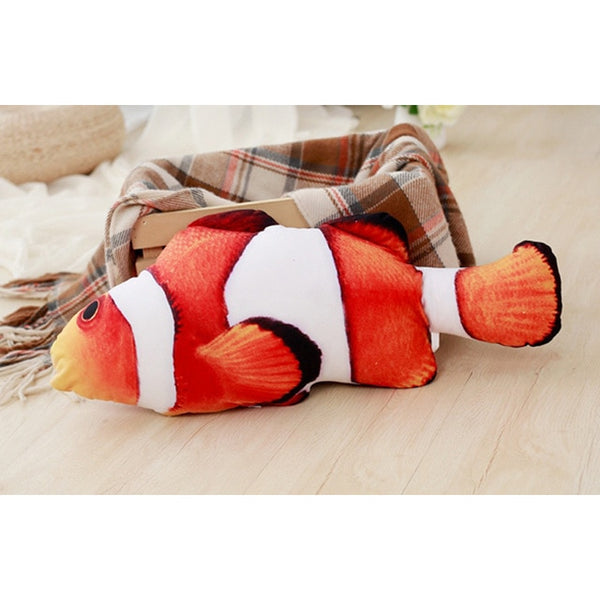 Soft Fish Shape Toy For Pet Cat